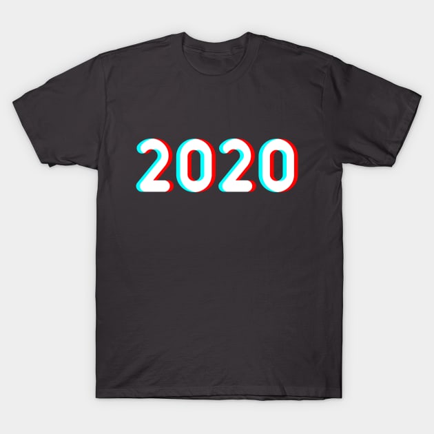 2020 3D Anaglyph T-Shirt by Captinrus